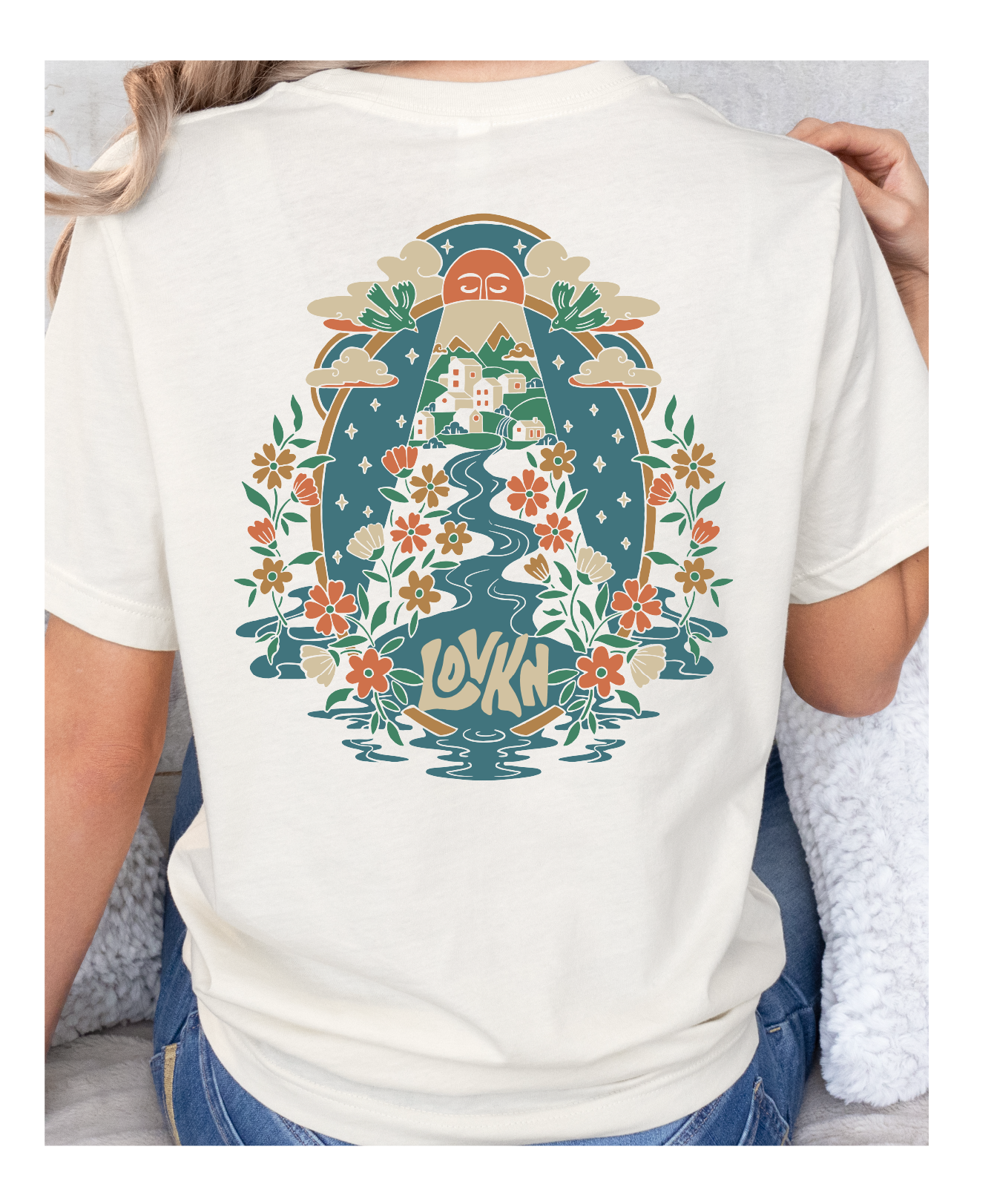 LOVKN River Tee (Vintage White)