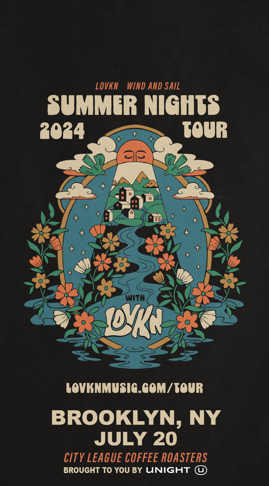 Brooklyn, NY | July 20 | LOVKN Summer Nights Tour 2024 (w/Wind and Sail & Tovie)