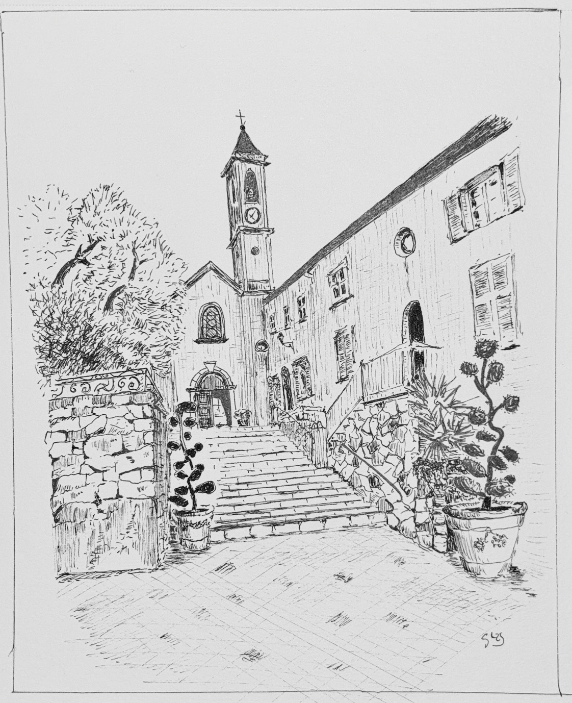 LOVKN Original Landscape Artwork (watercolor or ink)