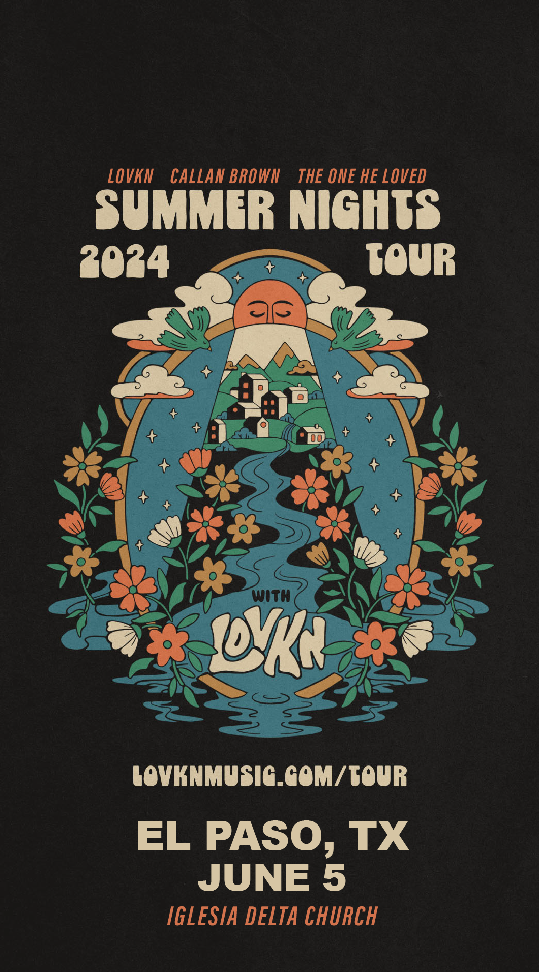 El Paso, TX | June 5 | LOVKN Summer Nights Tour 2024 (w/Callan Brown, The One He Loved)