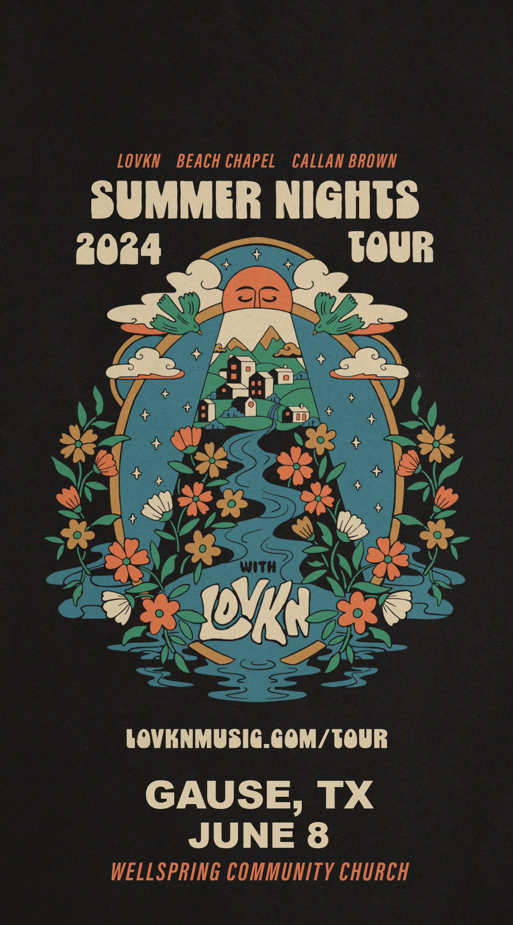 Gause, TX | June 8 | LOVKN Summer Nights Tour 2024 (w/Beach Chapel, Callan Brown)