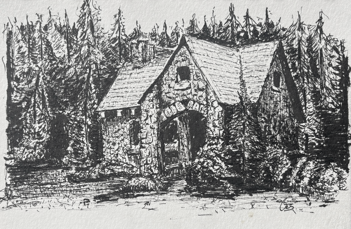 LOVKN Original Landscape Artwork (watercolor or ink)