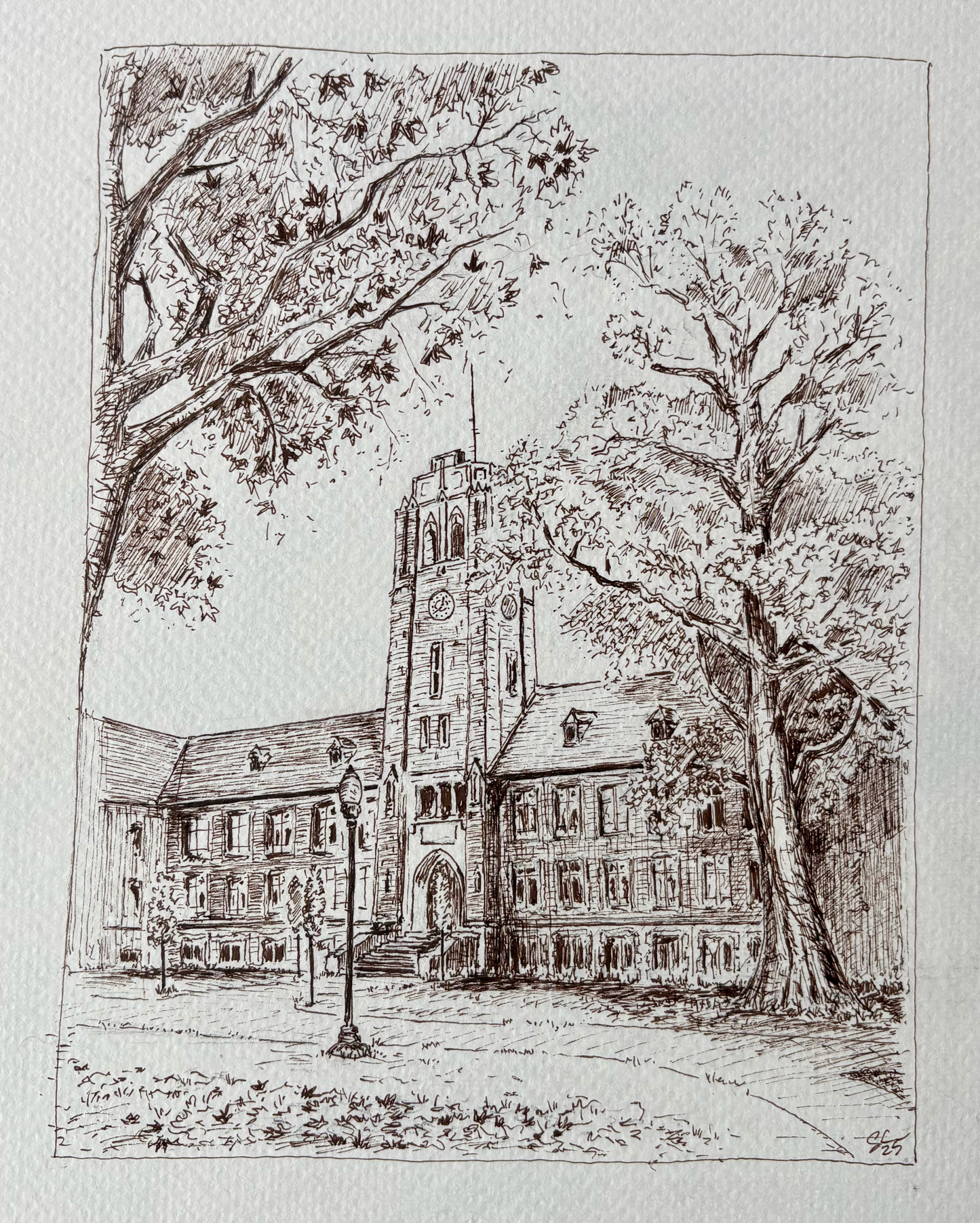 LOVKN Original Landscape Artwork (watercolor or ink)