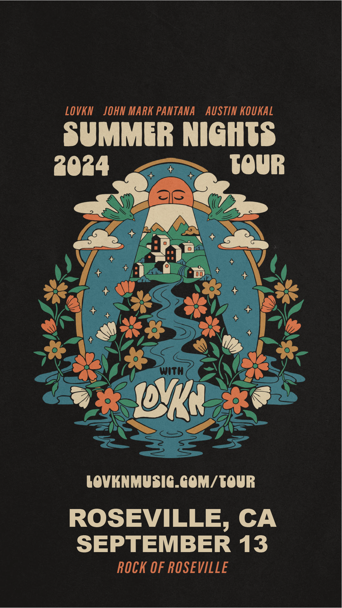 Roseville, CA | September 13 | LOVKN Summer Nights Tour 2024 (w/John Mark Pantana, Austin Koukal)