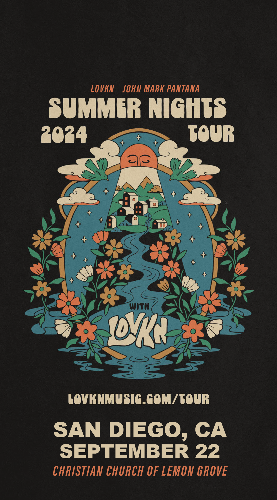 San Diego, CA | September 22 | LOVKN Summer Nights Tour 2024 (w/John Mark Pantana)