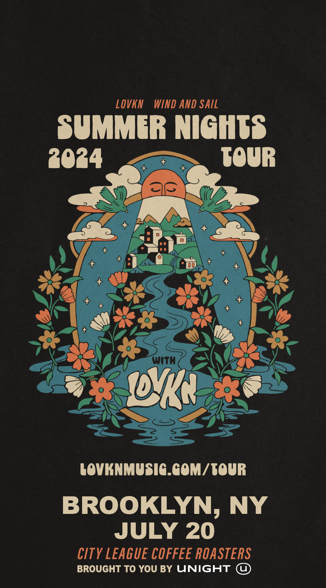 Brooklyn, NY | July 20 | LOVKN Summer Nights Tour 2024 (w/Wind and Sail)