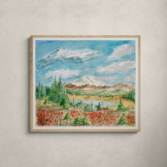 LOVKN Original Landscape Artwork (watercolor or ink)