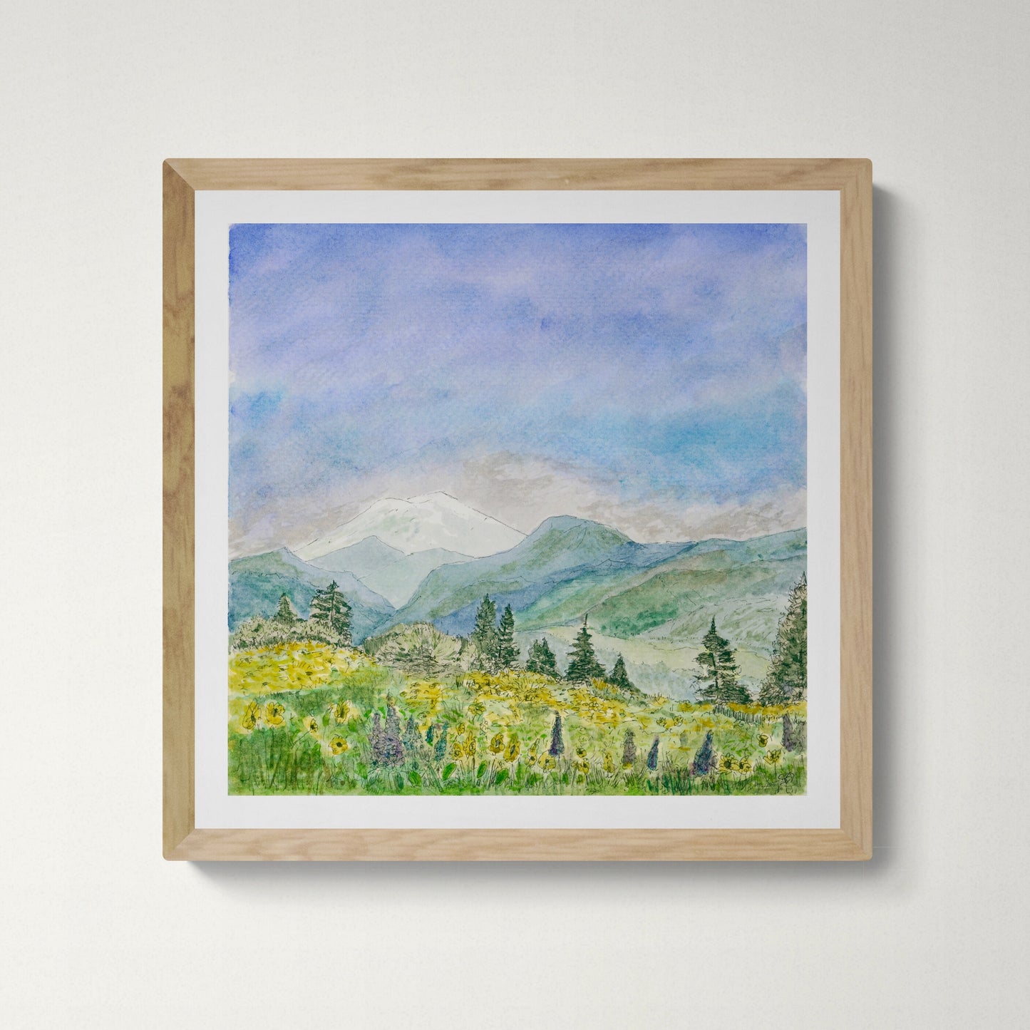 LOVKN Original Landscape Artwork (watercolor or ink)