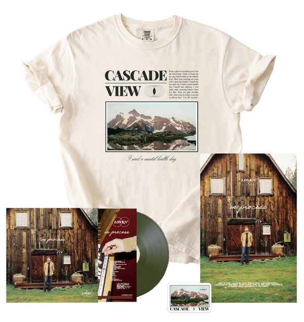 LOVKN / In Process Vinyl, Tee, Poster and Sticker - Ultimate Bundle